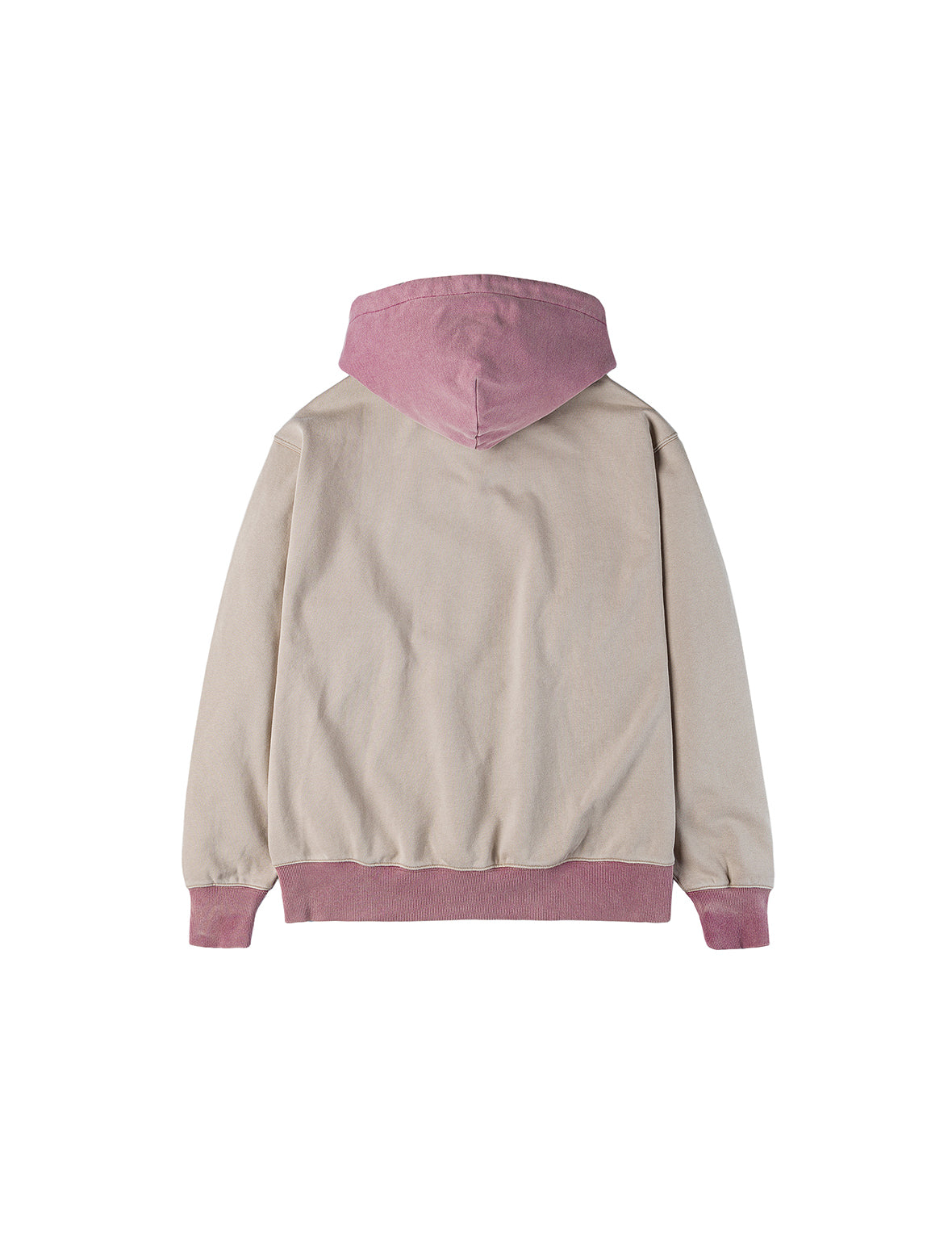 Color blocking Logo print and Daicock Embroidery Regular Fit Hoodie